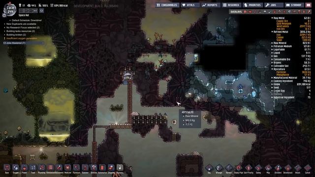 Natural Gas Storage System - Ep. 25 - Oxygen Not Included - Rocketry Upgrade