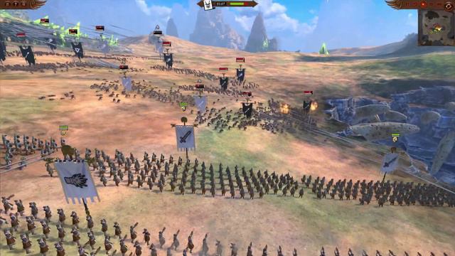 Warhammer III - Zhao Ming vs Skaven - Open Plains - Battle Footage Only смотреть онлайн