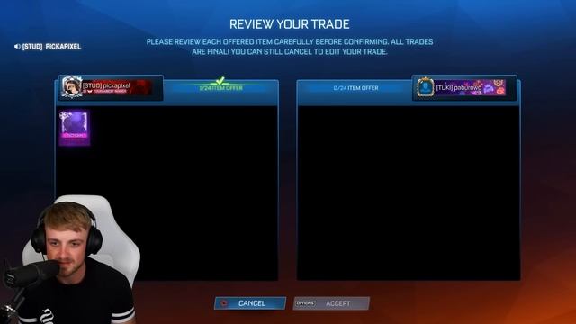 0.1% CHANCE SNIPE! *ARCHIVE BLIND TRADING* 100,000s of CREDITS ARE ON THE LINE IN ROCKET LEAGUE... смотреть онлайн