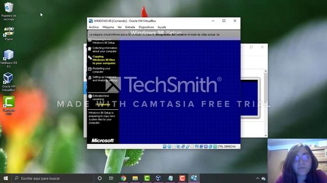 WINDOWS 98 EN VIRTUALBOX
