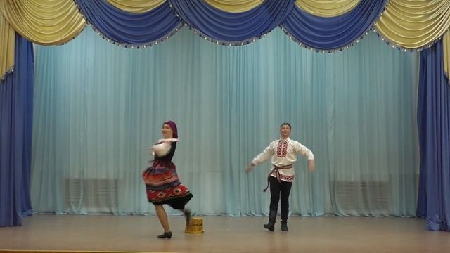 Танцевальное искусство - народный сценический танец (15-18 лет) - Романовец Виктория, Дергачев Паве смотреть онлайн