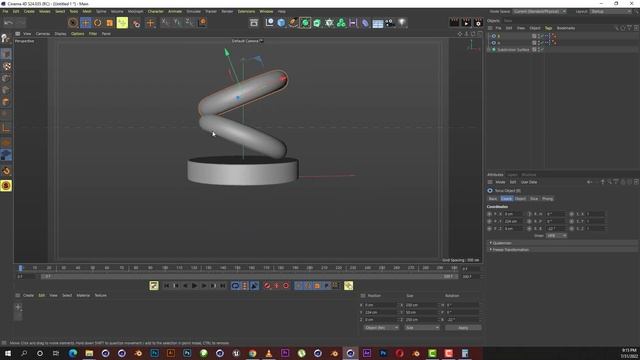 Rotate with Xpresso Editor Cinema 4D Tutorial смотреть онлайн
