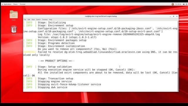 Backing up and Restoring an Oracle Linux Virtualization Manager смотреть онлайн