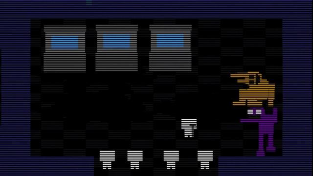 FNAF 3 purple guy's death mini-game смотреть онлайн
