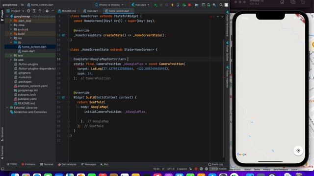 Part - 4 || Flutter Integrating Google Map with null safety || Flutter Google Map Tutorials смотреть онлайн