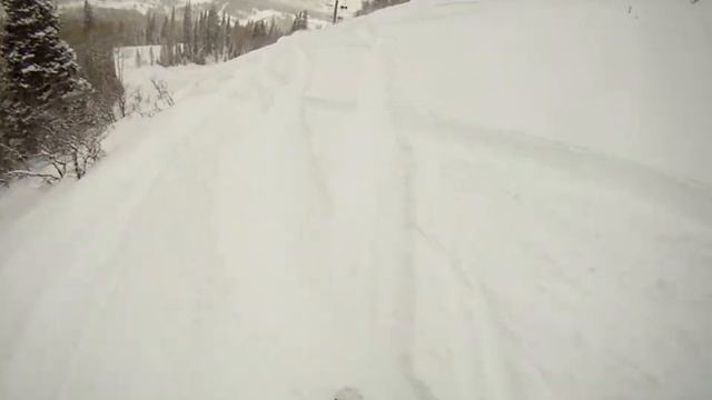 Canyons powder day on Dynastar Huge Troubles смотреть онлайн