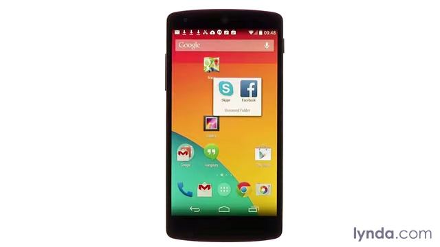 04 02 Exploring the App Drawer (Android Essential Training Tutorial) смотреть онлайн