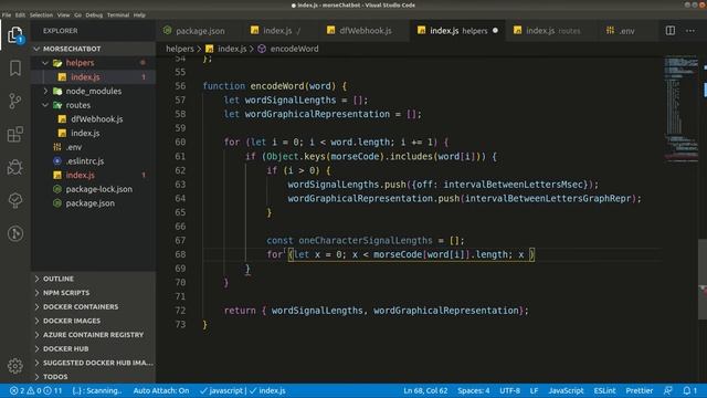 How to create a Chatbot that encrypts to Morse code by blinking with a diode on ESP32 board смотреть онлайн