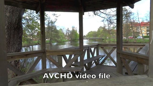 AVCHD video file v.s. MP 4 video file смотреть онлайн