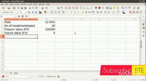 PMT Function || libre office calc || loan repayment schedule || computerized accounting || plustwo
