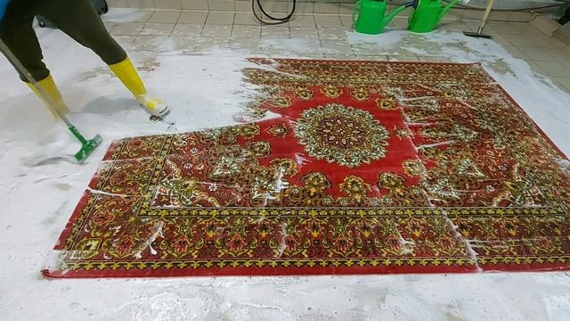 Стирка ковров Кемерово / eco.chistka - очередное залипательное видео / Rug washing - new asmr video смотреть онлайн