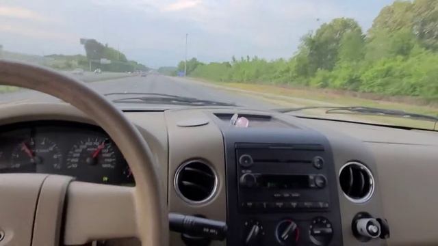 light towing with the 2005 Ford f150 xlt 5.4 triton. pov test drive ? freeway highway run смотреть онлайн