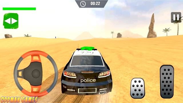 Offroad Police Car Sim - Fast Drive to Checkpoint! Android gameplay смотреть онлайн