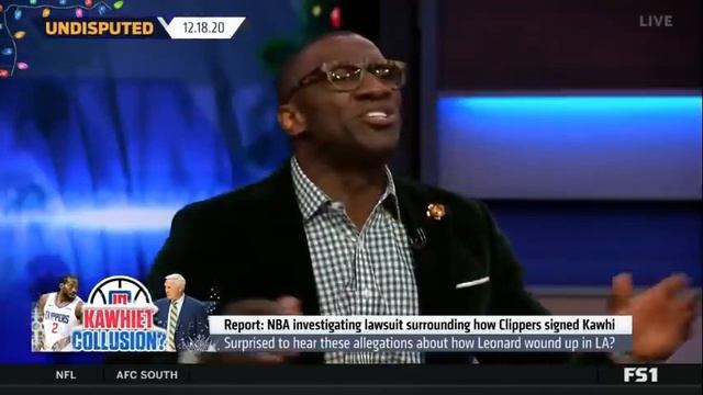 UNDISPUTED | Skip Bayless react to Kawhi jokes about his hand size & new shoes with Jimmy Kimmel смотреть онлайн