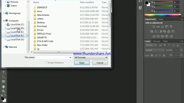 how to open a photo on adove photoshop cc смотреть онлайн
