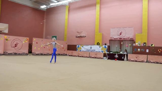 Чемпионат Черниговской обл. по художеств. гимнастике. 27-28.10.2018 Щербакова Даша (2005), обруч