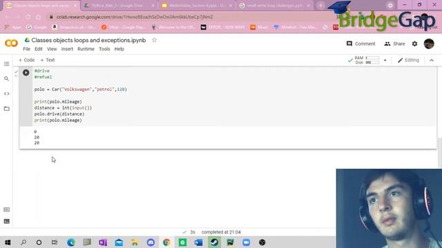 Python : Classes, objects, loops, exceptions смотреть онлайн