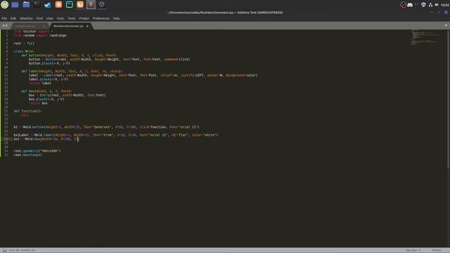 Numbers Generator in python смотреть онлайн