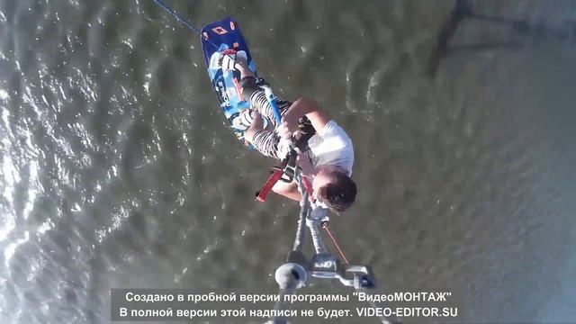 Кайтсерфинг на озере Маныч Гудило с. Дивное 21.08.2016 смотреть онлайн