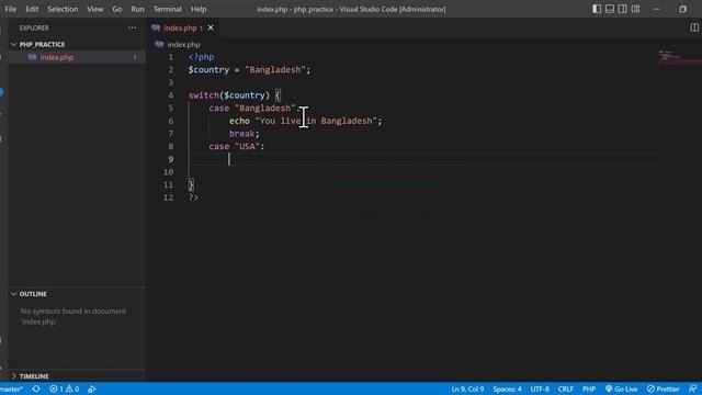 25. Switch | PHP Bangla Tutorial | Basic to Advanced | PHP 8.2 смотреть онлайн