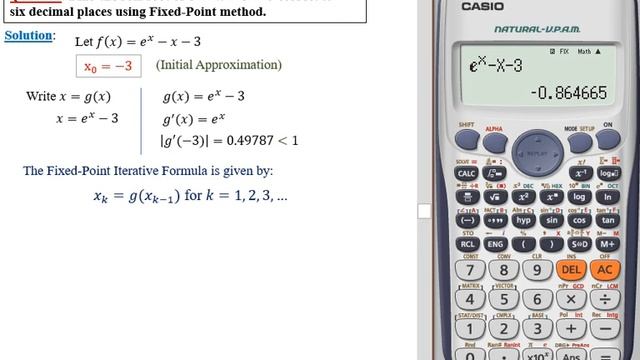 Fixed Point Iterative Method | Using Calculator fx-991ES Plus | Calculator Programming | Mahmood | смотреть онлайн