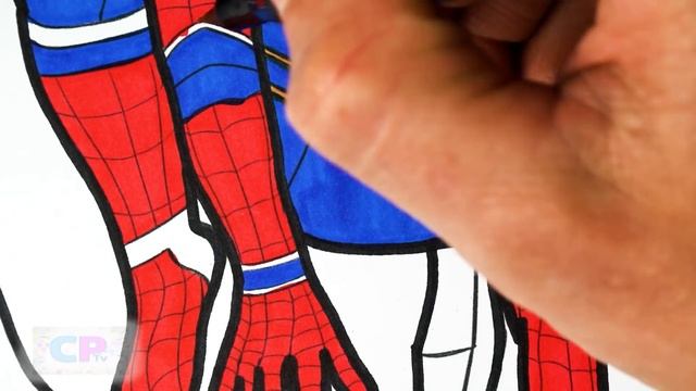Iron Spiderman Coloring Pages/Superhero Shows His Power/Elektronomia - Sky High [NCS Release]