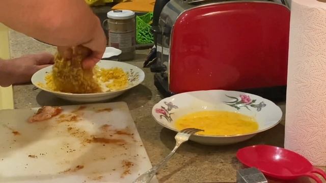 Наша жизнь в Ирпень. Вкусный ужин. Куриная грудка в картофельных чипсах. смотреть онлайн