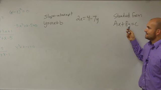 How to write a linear equation in standard form смотреть онлайн
