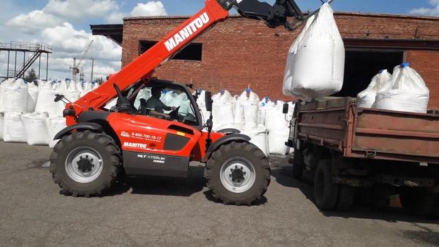 Погрузчик маниту в работе смотреть онлайн