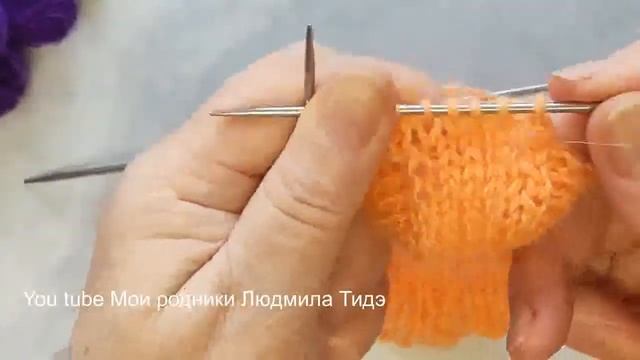 Детские носочки на спицах смотреть онлайн