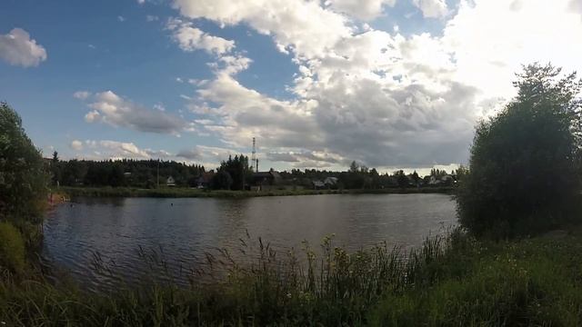 ? Лето.Жара.Пруд КАСКАД ? рядом с нашей дачей. смотреть онлайн