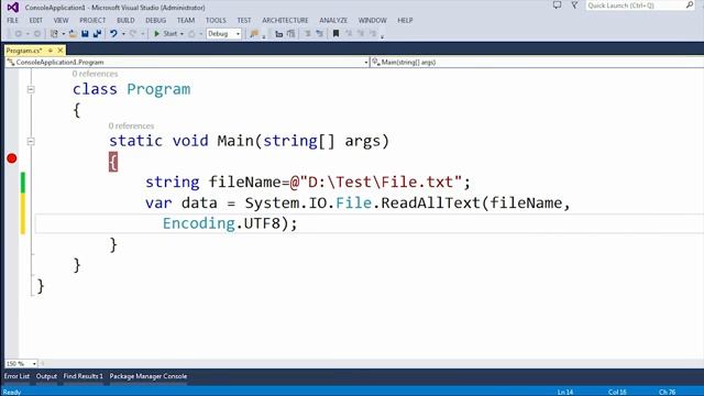 Read all data from text file in C# | Read text file using c# | #csharp #dotnet #textfile смотреть онлайн
