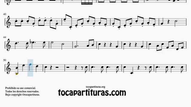 Queen of the Night Aria Easy Sheet Music for Flute Recorder A minor Magic Flute Mozart смотреть онлайн