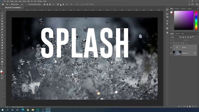 Photoshop Tutorial - How to Create Underwater Text - Easy way! смотреть онлайн