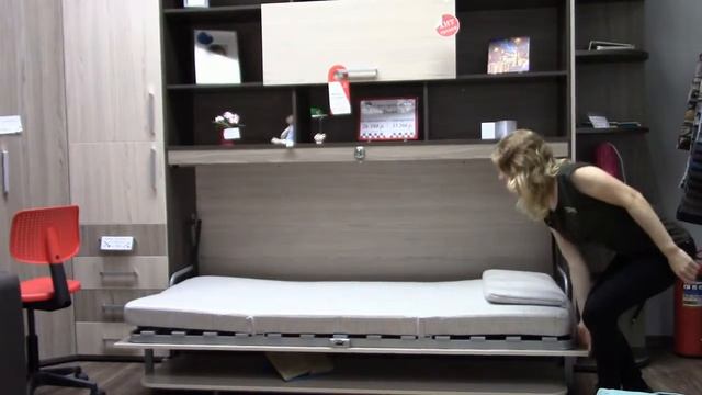 Обзор шкафов-кроватей со столом смотреть онлайн