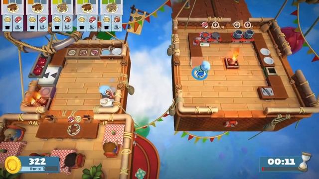 Overcooked 2 Episode 2! | AdventureMiner15's View смотреть онлайн