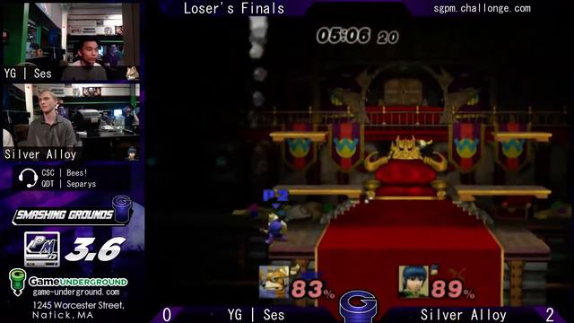 SG 10-5.3 LF: YG | Ses (Fox) vs Silver Alloy (Marth) смотреть онлайн
