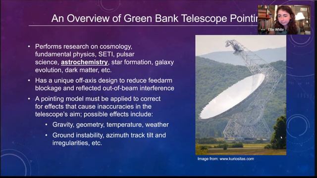 2020.09.06 | Ellie White: Green Bank Telescope's Pointing & Metrology Systems смотреть онлайн