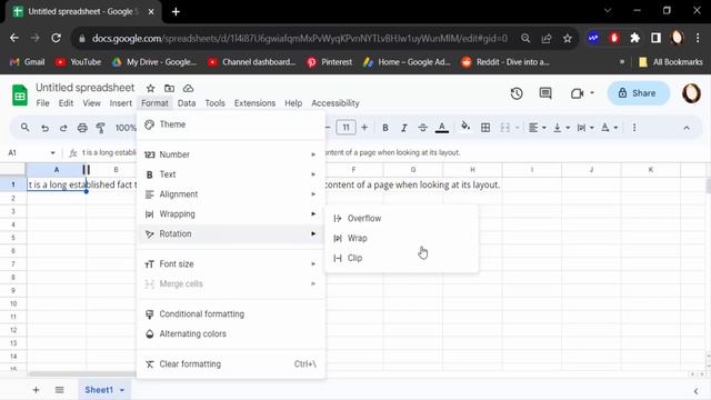 How to wrap text in Google Sheets easily смотреть онлайн