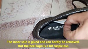 Salamander shoes real vs fake.  How to spot fake Salamander sneakers and footwear