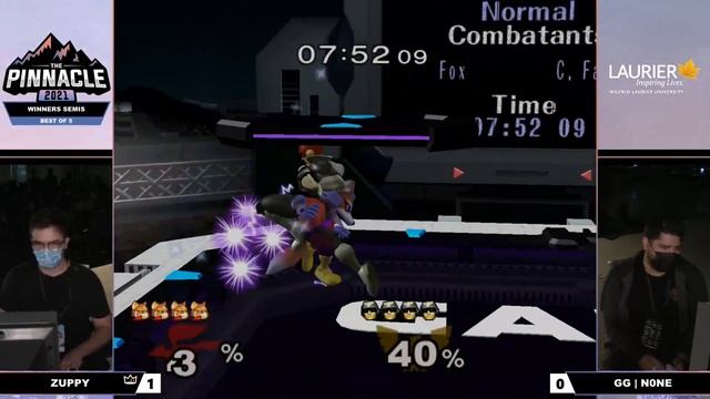GG | n0ne (Falcon) vs Zuppy (Fox) - Winners Semi-Finals - Pinnacle 2021 Melee Singles смотреть онлайн