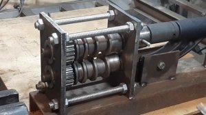 Блок проката профильной трубы.