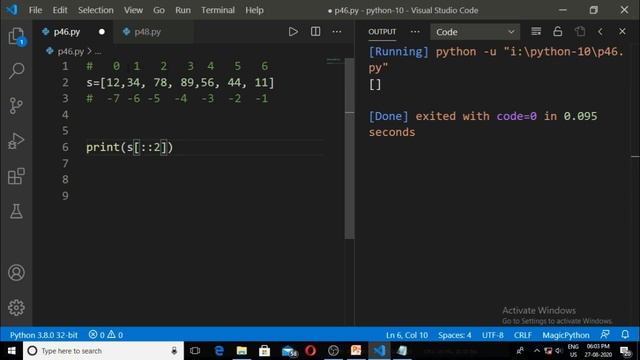 Slicing in Python смотреть онлайн