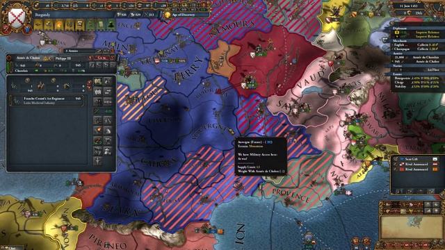 Aragundy! Europa Universalis 4 Multiplayer with Kaido Marahu (Aragon) & Horath Drak (Burgundy) #04 смотреть онлайн