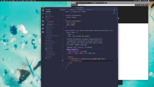 React, redux, firebase, Typescript: Fullstack serverless el state, setState смотреть онлайн