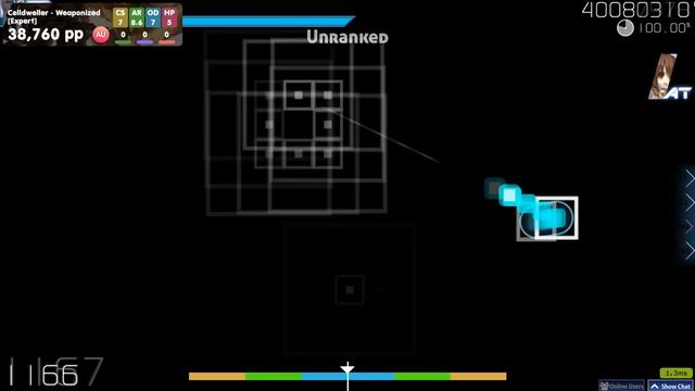 osu! but all the circles are squares made of squares смотреть онлайн
