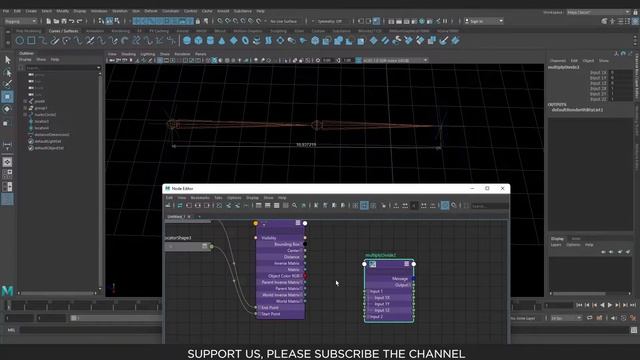 How to make Stretchy Bone in MAYA (Easiest method) Using node editor, in HINDI. смотреть онлайн