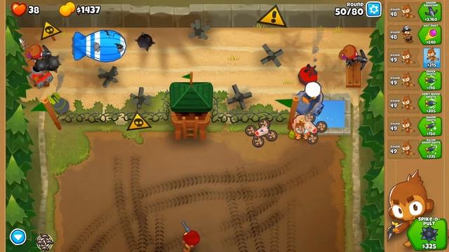 Firing Range [Half Cash] [? Monkey Knowledge] Walkthrough/Guide | Bloons TD6 смотреть онлайн