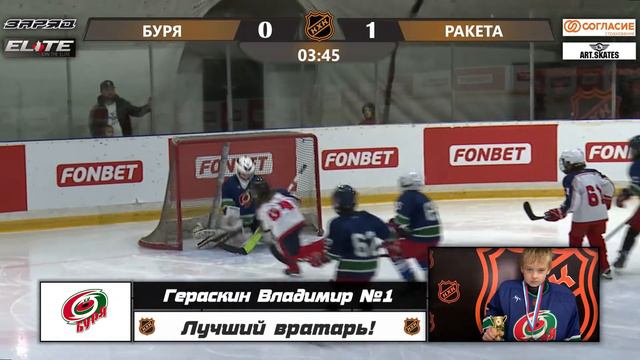 Гераскин Владимир №1 ХК Буря Лучший вратарь! смотреть онлайн