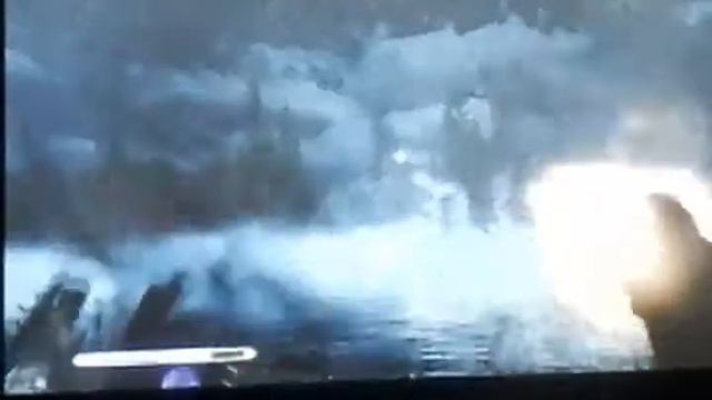 Skyrim - a glitch with serana swimming in the air!! смотреть онлайн